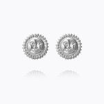 Caroline Svedbom - Apollo Stud Earrings Rhodium Rhodium
