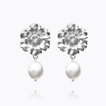 Caroline Svedbom - Blossom Pearl Earrings Crystal Rhodium