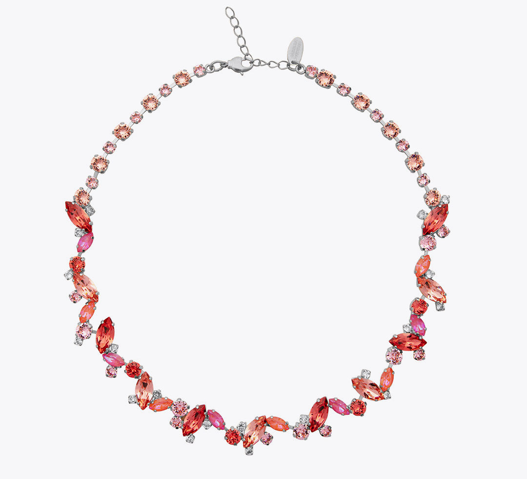 Ariana Necklace / Coral Combo