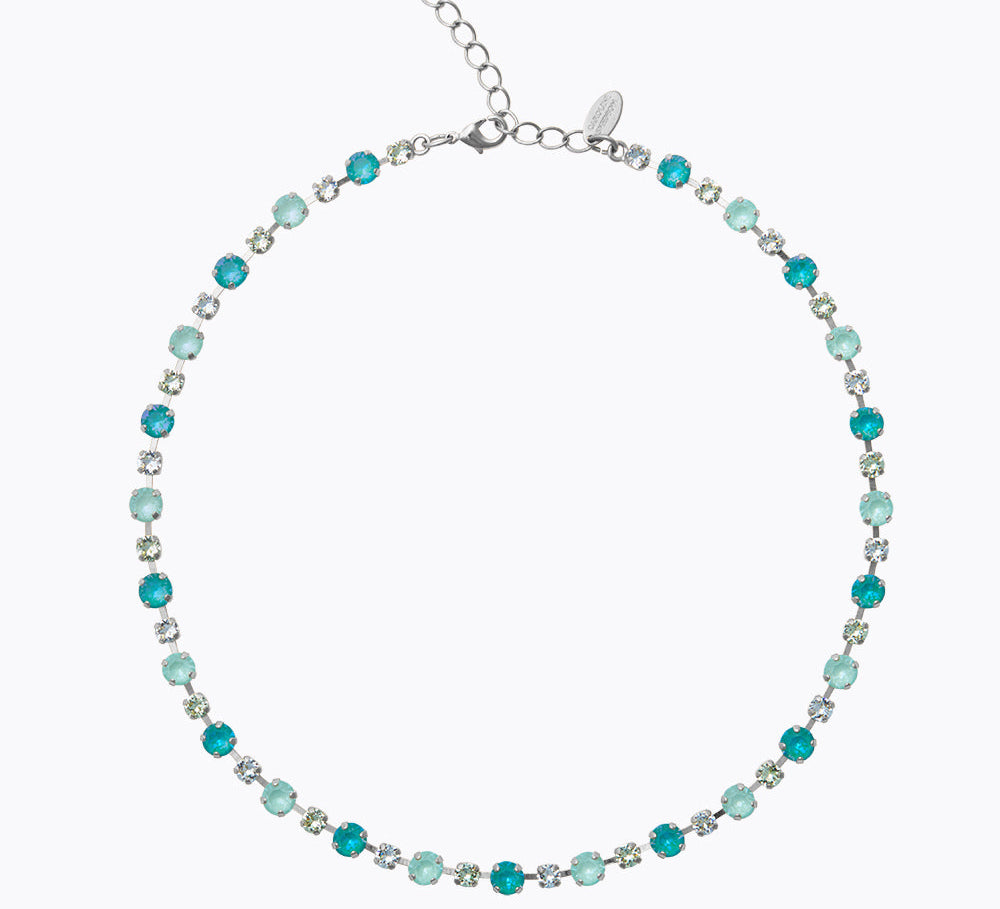 Caroline Svedbom - Calanthe Necklace Laguna Combo Rhodium