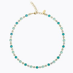 Caroline Svedbom - Calanthe Necklace Laguna Combo Gold