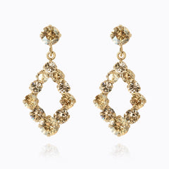 Mini Delia Earrings / Golden Combo