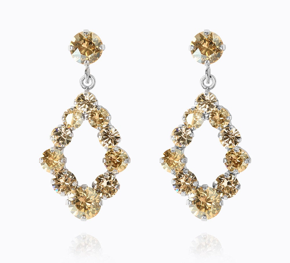 Mini Delia Earrings / Golden Combo