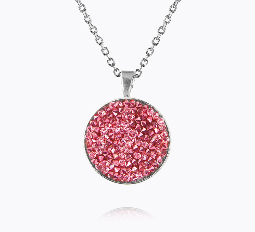 Caroline Svedbom - Chloe Necklace Cal Pink Rhodium