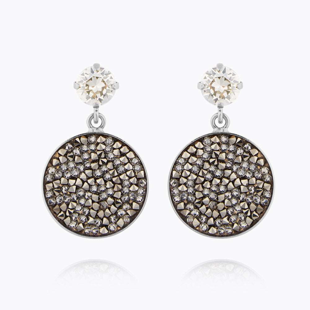 Caroline Svedbom - Chloe Earrings Metallic Light Gold Rhodium