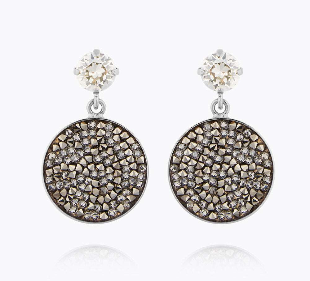 Caroline Svedbom - Chloe Earrings Metallic Light Gold Rhodium