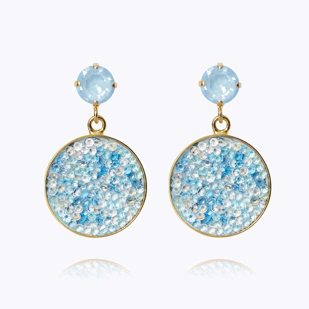 Caroline Svedbom - Chloe Earrings Sky Combo Gold