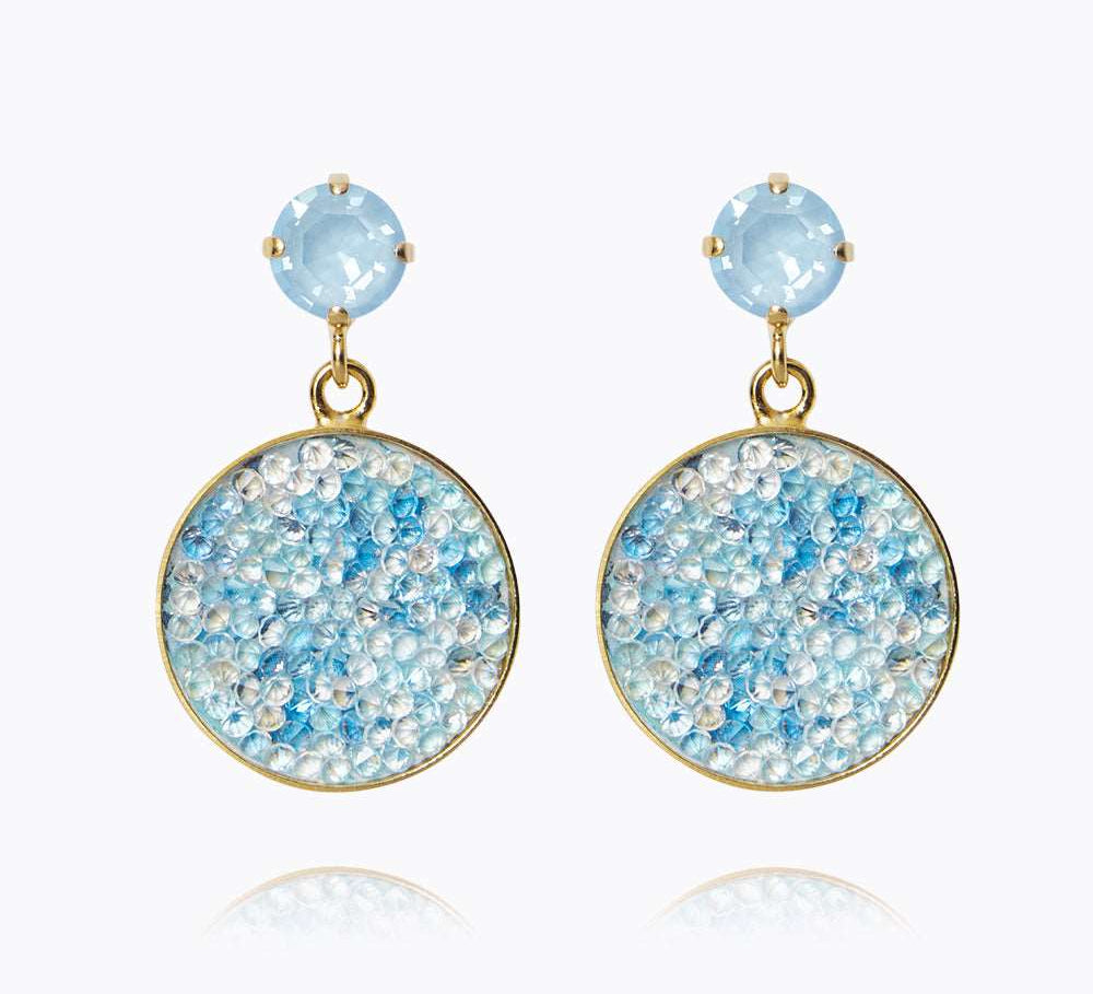 Caroline Svedbom - Chloe Earrings Sky Combo Gold