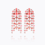 Caroline Svedbom - Cirelle Earrings Light Coral Combo Rhodium