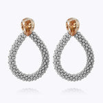 Caroline Svedbom - Classic Rope Earrings Golden Shadow Rhodium