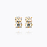 Caroline Svedbom - Cleo Earrings Crystal Gold
