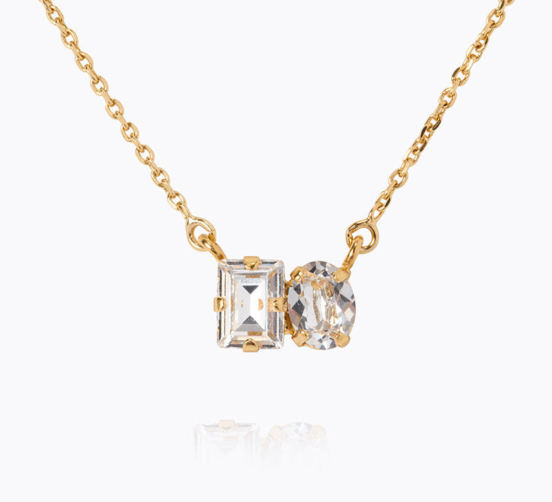Caroline Svedbom - Cleo Necklace Crystal Gold