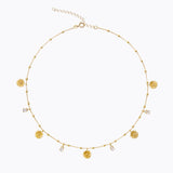 Caroline Svedbom - Daisy Multi Necklace Crystal Gold