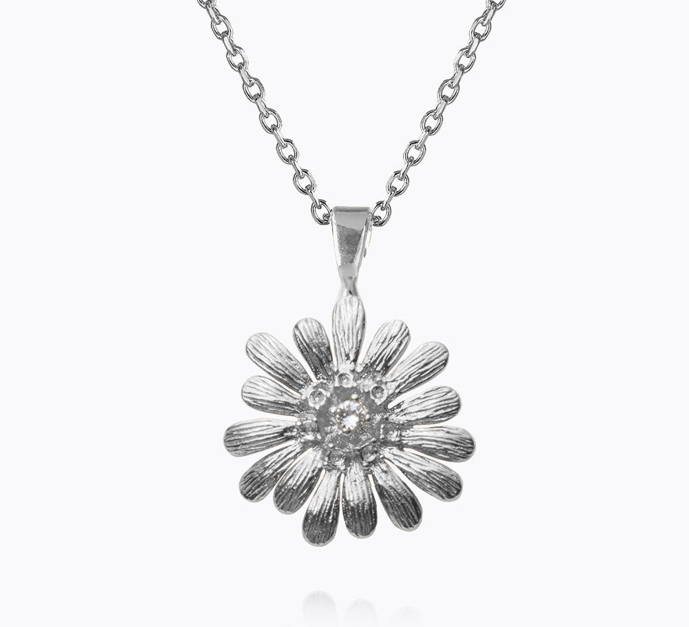 Caroline Svedbom - Daisy Necklace Crystal Rhodium