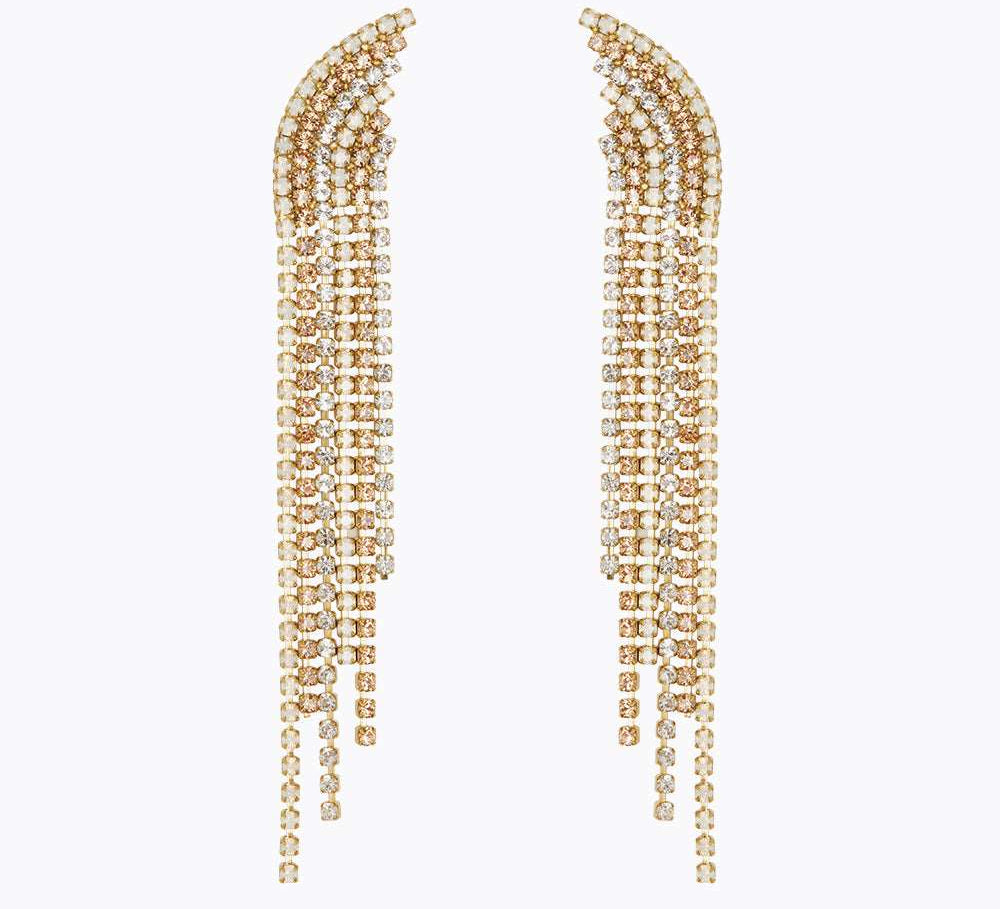 Caroline Svedbom - Diana Earrings Golden Combo Gold