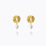 Caroline Svedbom - Vassia Pearl Earrings Pearl Gold