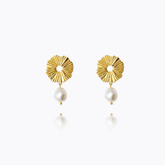 Caroline Svedbom - Vassia Pearl Earrings Pearl Gold
