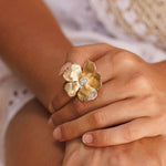 Anemone Ring / Crystal