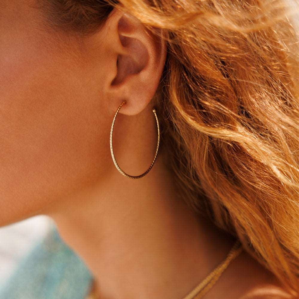 Evita Loop Earrings