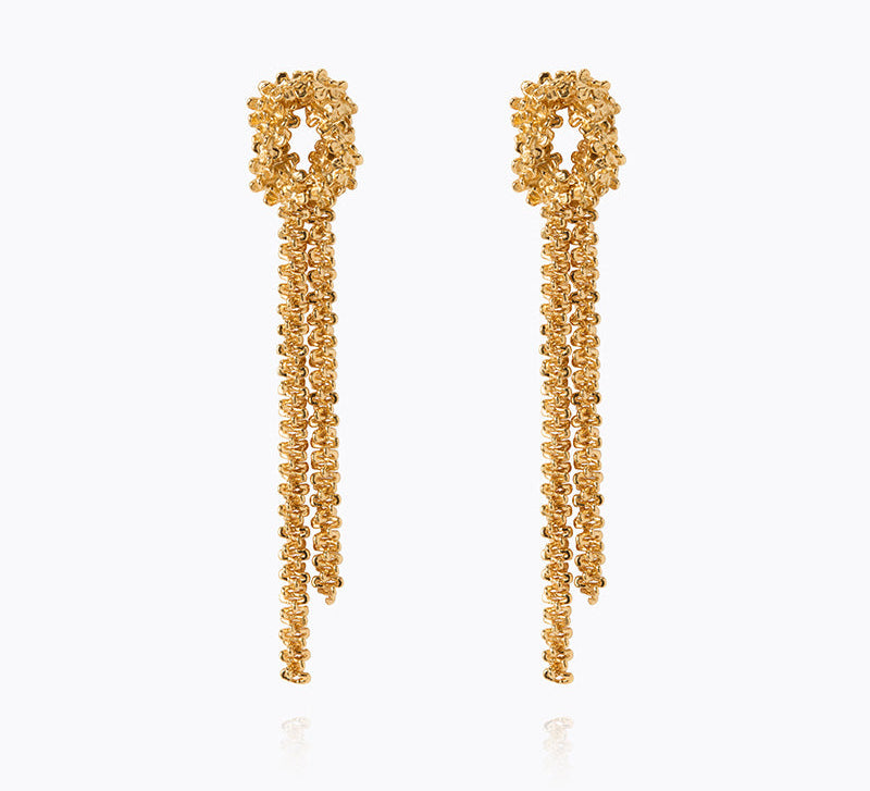 Caroline Svedbom - Gemma Statement Earrings Gold Gold
