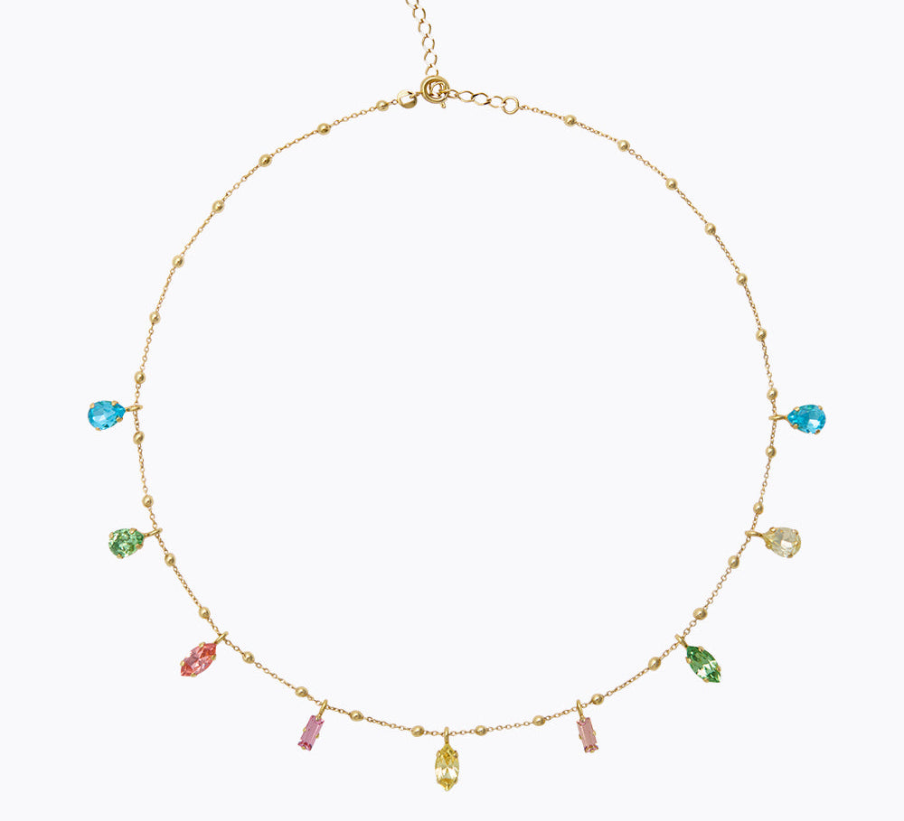 Caroline Svedbom - Gisela Necklace Dreamscape Combo Gold