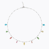 Caroline Svedbom - Gisela Necklace Dreamscape Combo Rhodium