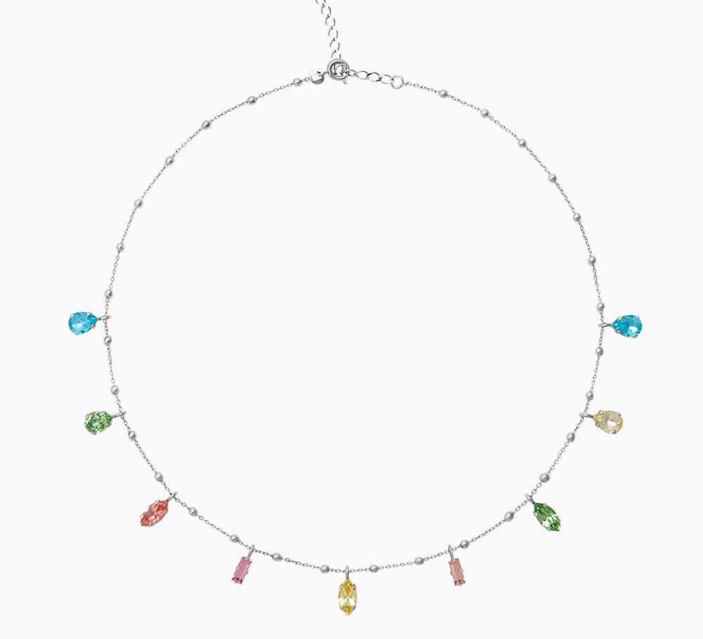 Caroline Svedbom - Gisela Necklace Dreamscape Combo Rhodium