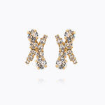 Caroline Svedbom - Halo Earrings Crystal Gold