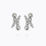 Caroline Svedbom - Halo Earrings Crystal Rhodium