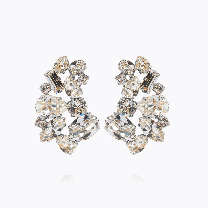 Caroline Svedbom - Isolina Earrings Crystal Rhodium
