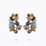 Caroline Svedbom - Isolina Earrings Smoked Blue Combo Gold
