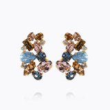 Caroline Svedbom - Isolina Earrings Smoked Blue Combo Gold