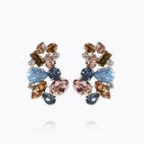 Caroline Svedbom - Isolina Earrings Smoked Blue Combo Rhodium