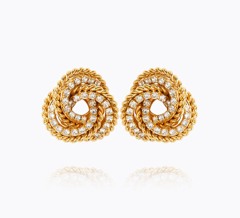 Caroline Svedbom - Juliette Earrings Crystal Gold