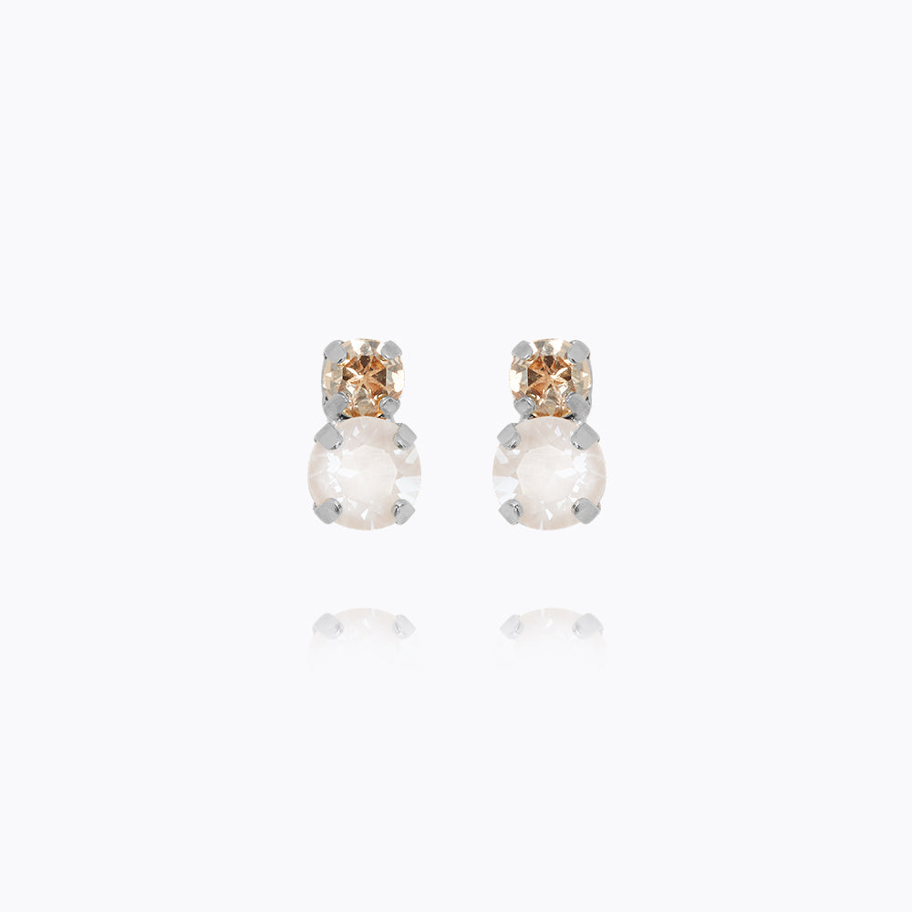 Caroline Svedbom - Leah Earrings Electric White Combo Rhodium