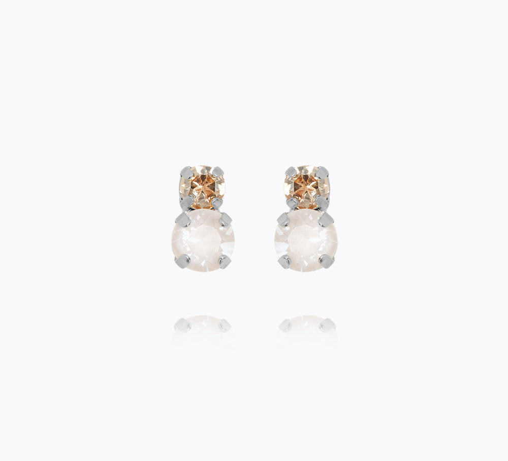 Caroline Svedbom - Leah Earrings Electric White Combo Rhodium