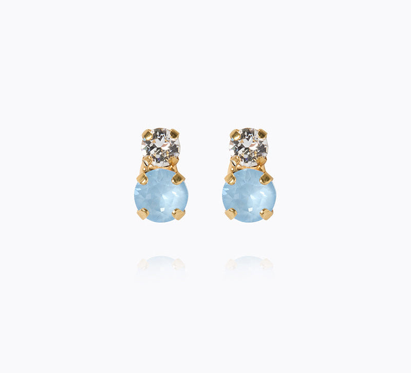 Caroline Svedbom - Leah Earrings Sky Combo Gold
