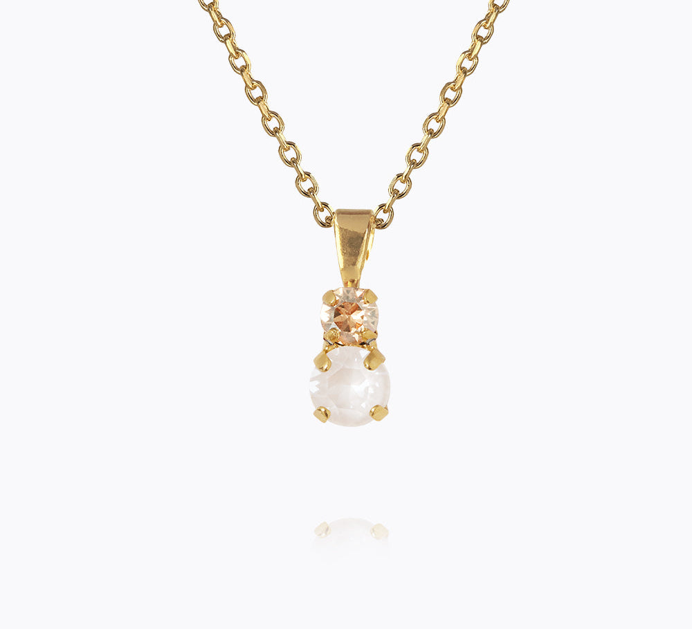 Caroline Svedbom - Leah Necklace Electric White Combo Gold