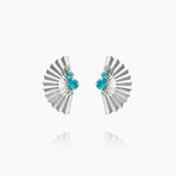 Caroline Svedbom - Lucinda Earrings Laguna Combo Rhodium