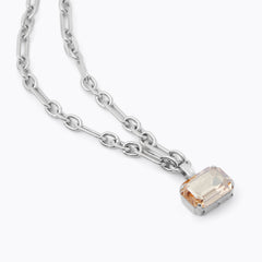 Caroline Svedbom - Lydia Chain Necklace Golden Shadow Rhodium