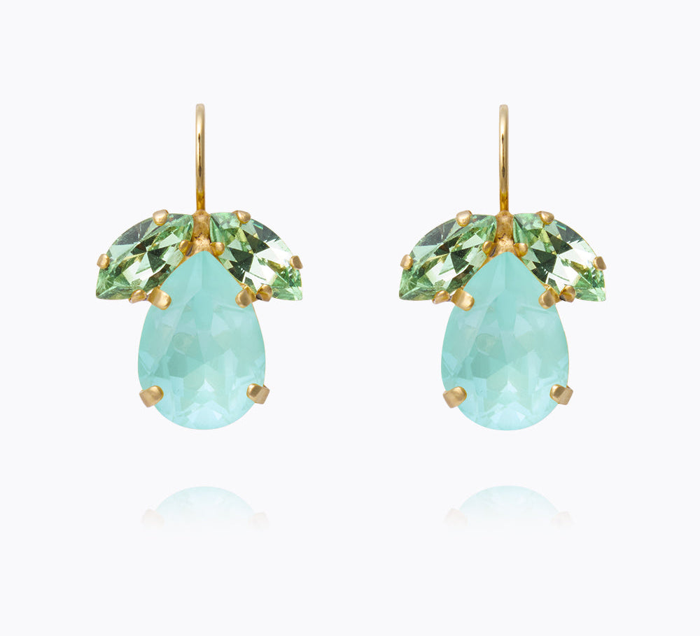 Caroline Svedbom - Timo Earrings Soft Mint Combo Gold