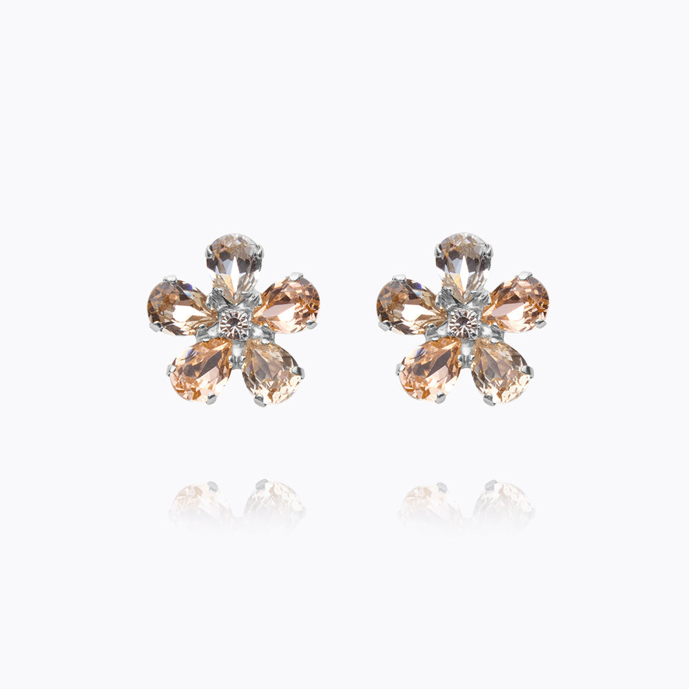 Caroline Svedbom - May Earrings Silk Combo Rhodium
