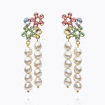 Caroline Svedbom - May Pearl Earrings Pastel Combo Gold