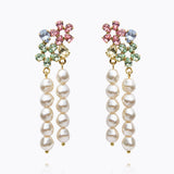 Caroline Svedbom - May Pearl Earrings Pastel Combo Gold