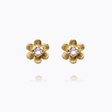 Caroline Svedbom - Juni Stud Earrings Crystal Gold