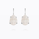 Caroline Svedbom - Mini Drop Clasp Earrings Electric White Rhodium