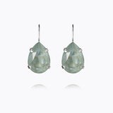 Caroline Svedbom - Mini Drop Clasp Earrings Agave Ignite Rhodium