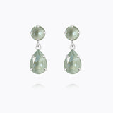 Caroline Svedbom - Mini Drop Earrings Agave Ignite Rhodium