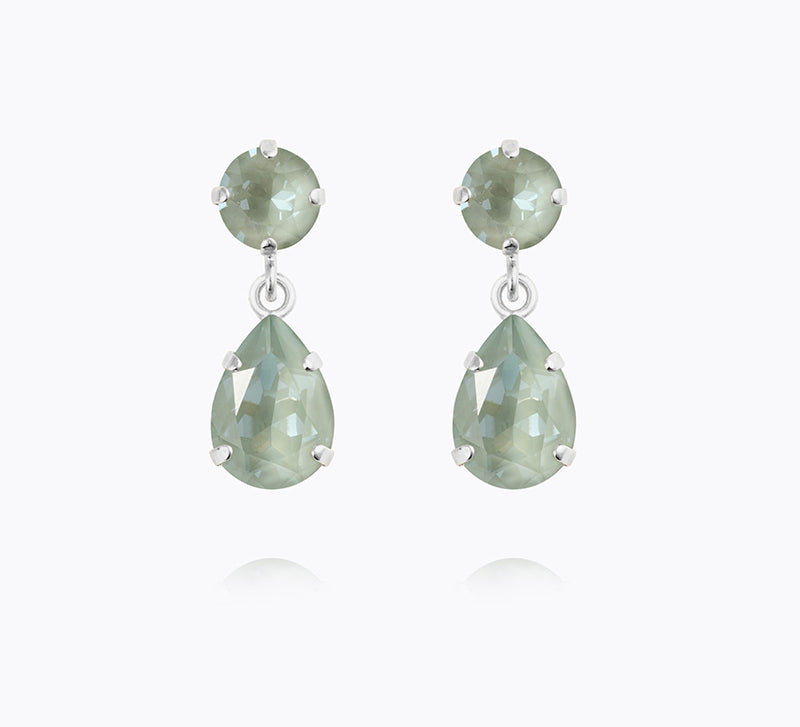 Caroline Svedbom - Mini Drop Earrings Agave Ignite Rhodium