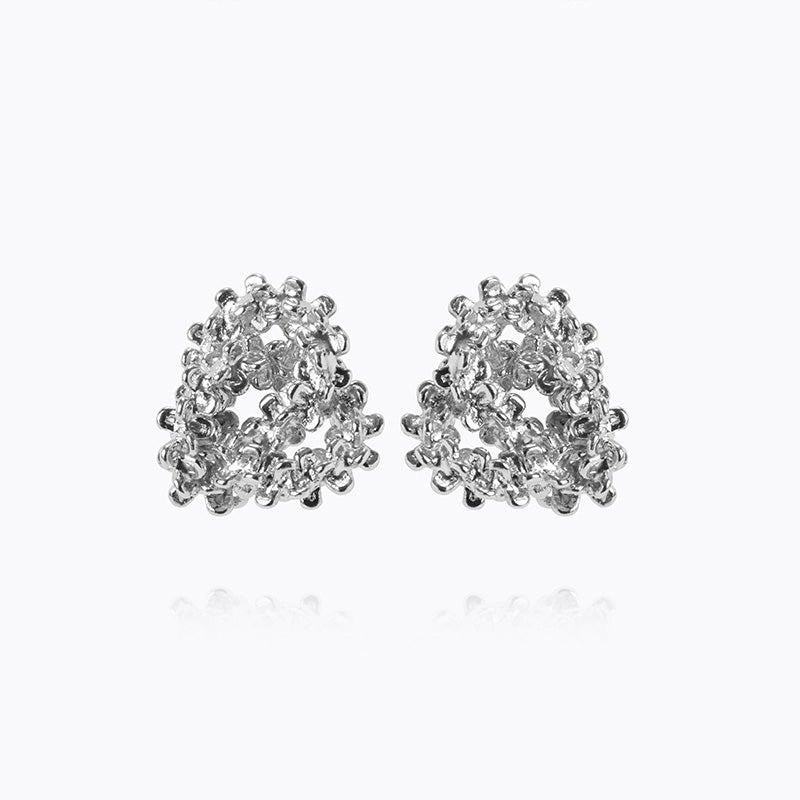 Caroline Svedbom - Mini Gemma Earrings Rhodium Rhodium
